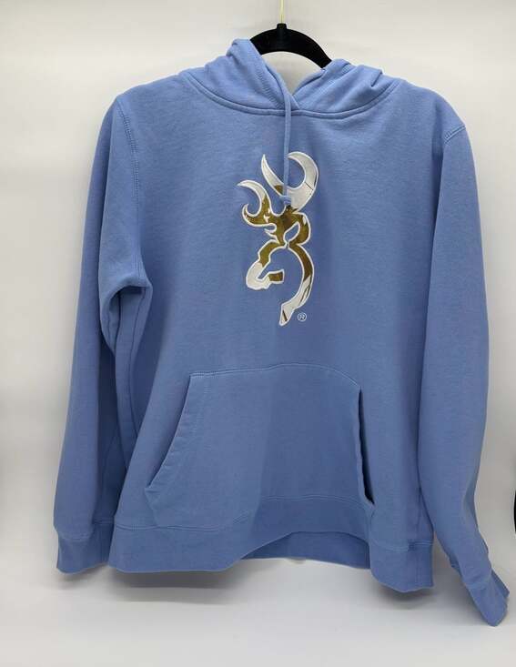Browning Tops - 🦌 Browning Hoodie Blue Buckmark Logo Size XL